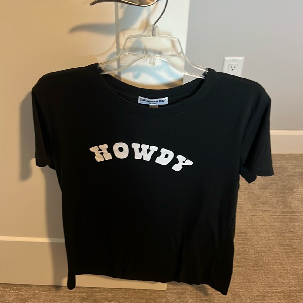 Graphic tee “Howdy”